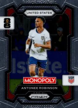 Antonee Robinson 2026 Prizm Monopoly World Cup Card