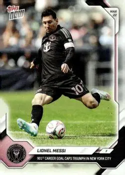 Lionel Messi 2026 Topps Now MLS Moment Card