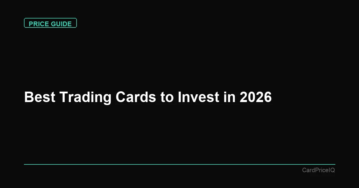 Best Trading Cards to Invest in 2026
